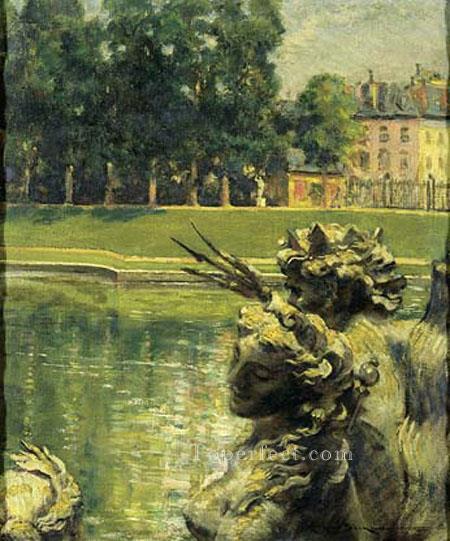 Bassin de Neptune Versailles impressionism landscape James Carroll Beckwith Oil Paintings